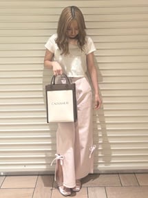 calnamur 3D ROSE TSHIRTS 3DローズTシャツ 3D ROSE TSHIRTS/3DローズTシャツ（Tシャツ/カットソー