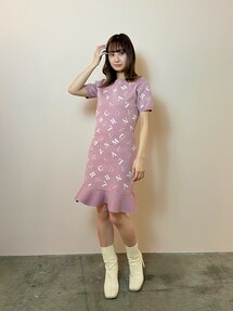 CLNM HEARTS KNIT MINI OP/CLNMハートニットワンピース｜カルナムール 