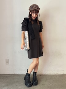 TULLE SKIRT SET MINI OP/チュールスカートセットミニワンピース 