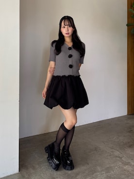 「秋服」｜「アイテム（ワンピース）」を使った、ayahaさん（レディース・155cm）の夏コーディネート