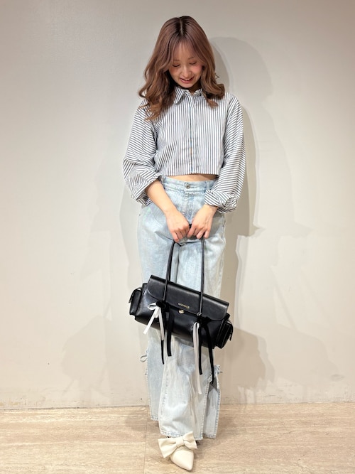 BIG RIBBON CLIP MULE/ビッグリボンクリップミュール（パンプス
