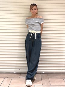 LAYERED LOOSE DENIM/レイヤードルーズデニム｜カルナムール