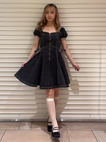 BALLET CHUNKY HEEL SHOSE/バレエチャンキーヒールシューズ