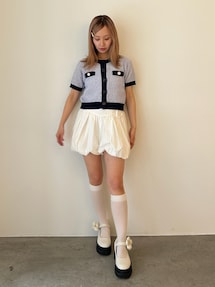 カーディガン SUMMER TWEED KNIT CD/サマーツィードニットカーディガン レディース SUMMER TWEED KNIT CD/サマーツィードニットカーディガン