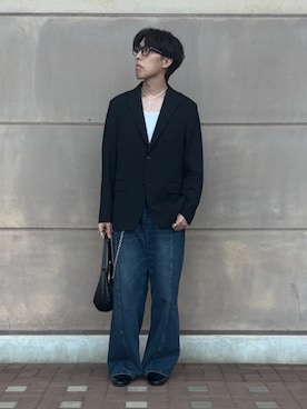 「アイテム（タンクトップ）」を使った、harutoさん（メンズ・176cm）の秋コーディネート