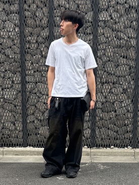 「アイテム（キーホルダー、ブラック系）」を使った、harutoさん（メンズ・176cm）の夏コーディネート