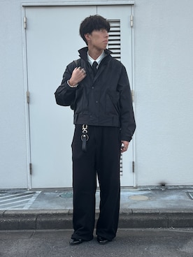 「アイテム（キーホルダー）」を使った、harutoさん（メンズ・176cm・20代）の秋コーディネート