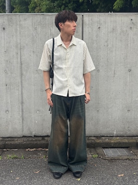 「アイテム（ドレスシューズ）」を使った、harutoさん（メンズ・176cm）の夏コーディネート