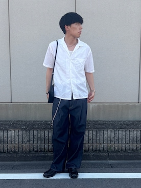 「アイテム（ウォレットチェーン）」を使った、harutoさん（メンズ・176cm）の夏コーディネート