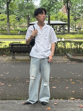 「アイテム（ハンドバッグ）」を使った、harutoさん（メンズ・176cm）の夏コーディネート