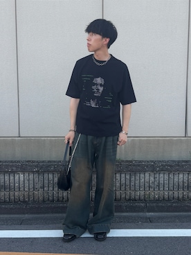 「soerte（ソエルテ）のアイテム」を使った、harutoさん（骨格ナチュラル・メンズ・176cm）の夏コーディネート