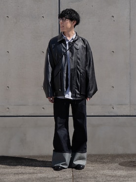 「アイテム（ブルゾン）」を使った、harutoさん（メンズ・176cm・20代）の春コーディネート