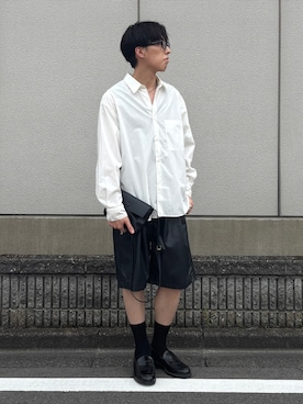 「アイテム（ローファー）」を使った、harutoさん（メンズ・176cm）の夏コーディネート