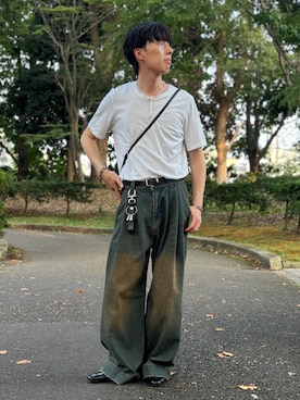 「アイテム（キーホルダー）」を使った、harutoさん（メンズ・176cm）の秋コーディネート