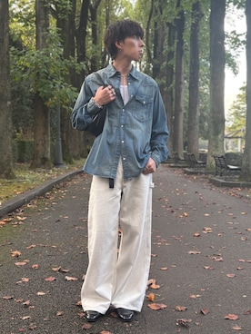 「アイテム（キーホルダー）」を使った、harutoさん（メンズ・176cm）の秋コーディネート