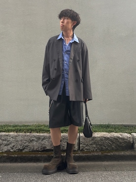 「アイテム（ハンドバッグ）」を使った、harutoさん（メンズ・176cm）の秋コーディネート