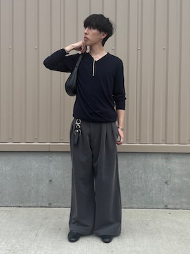 「アイテム（キーホルダー）」を使った、harutoさん（メンズ・176cm）の秋コーディネート