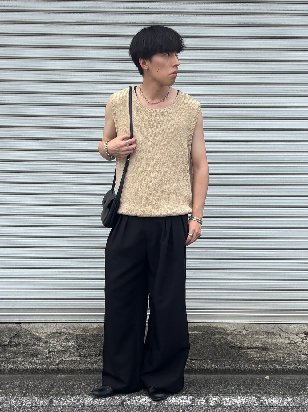 Loose sleeveless knit / ルーズノースリーブニット Loose sleeveless knit / ルーズノースリーブニット（ベスト