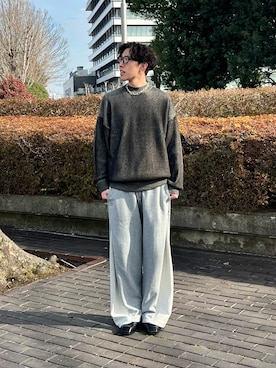 「EMMA  CLOTHES」｜「アイテム（ブーツ）」を使った、harutoさん（メンズ・176cm）の冬コーディネート