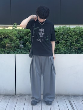 「アイテム（スニーカー）」を使った、harutoさん（メンズ・176cm・20代）の夏コーディネート