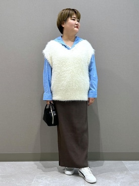 「ROPE' PICNIC（ロペピクニック）のアイテム」を使った、KUMIさん（レディース・152cm）の秋コーディネート