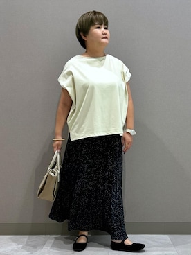「アイテム（トートバッグ）」を使った、KUMIさん（レディース・152cm・30代）の夏コーディネート