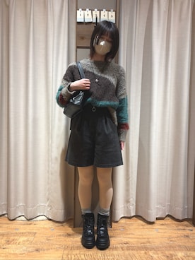 「フユコーデ」｜Hitomi さん（レディース・164cm）の冬コーディネート