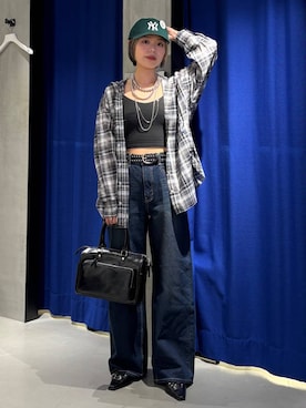 「bijorie（ビジュリィ）のアイテム」を使った、えみちさん（レディース・155cm）の春コーディネート