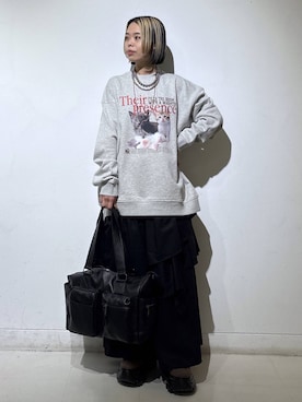 「PBLIM（ページボーイリム）のアイテム」を使った、えみちさん（レディース・155cm）の冬コーディネート