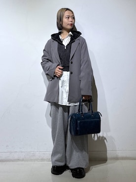 えみちさん（レディース・155cm）の冬コーディネート