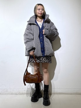 「PAGEBOY（ページボーイ）のアイテム（Tシャツ/カットソー）」を使った、えみちさん（レディース・155cm）の冬コーディネート