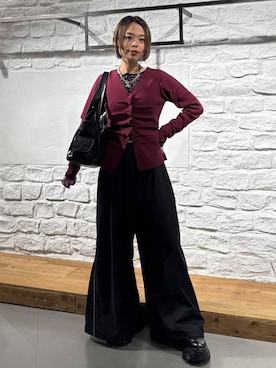 「PAGEBOY（ページボーイ）のアイテム（アクセサリー）」を使った、えみちさん（レディース・155cm）の秋コーディネート