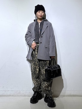 えみちさん（レディース・155cm）の冬コーディネート