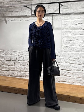 「PAGEBOY（ページボーイ）のアイテム」を使った、えみちさん（レディース・155cm）の秋コーディネート