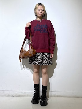 「ショートヘア」｜えみちさん（レディース・155cm）の冬コーディネート