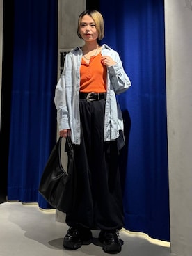 「PAGEBOY（ページボーイ）のアイテム（アクセサリー）」を使った、えみちさん（レディース・155cm）の春コーディネート