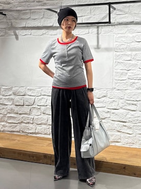 「PAGEBOY（ページボーイ）のアイテム」を使った、えみちさん（レディース・155cm）の夏コーディネート