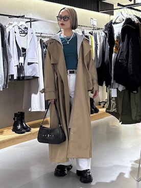 「PAGEBOY（ページボーイ）のアイテム」を使った、えみちさん（レディース・155cm）の冬コーディネート