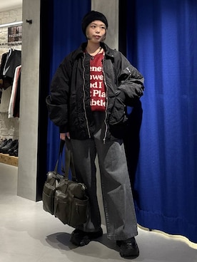 えみちさん（レディース・155cm）の冬コーディネート