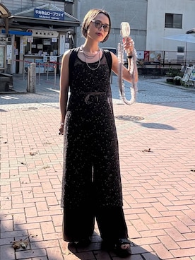 「BAYFLOW（ベイフロー）のアイテム」を使った、えみちさん（レディース・155cm）の夏コーディネート