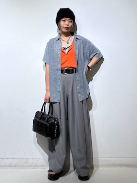 「PAGEBOY（ページボーイ）のアイテム」を使った、えみちさん（レディース・155cm）の春コーディネート