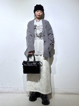 えみちさん（レディース・155cm）の冬コーディネート