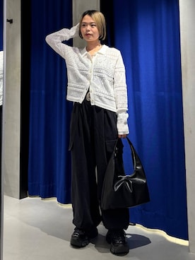 「PAGEBOY（ページボーイ）のアイテム（アクセサリー）」を使った、えみちさん（レディース・155cm）の春コーディネート