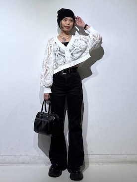 「PAGEBOY（ページボーイ）のアイテム（パンツ）」を使った、えみちさん（レディース・155cm）の春コーディネート