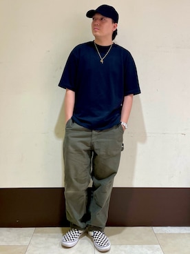 「アツいコーデ全部見せ」｜「アイテム（スリッポン）」を使った、ひろあきさん（メンズ・168cm）の夏コーディネート