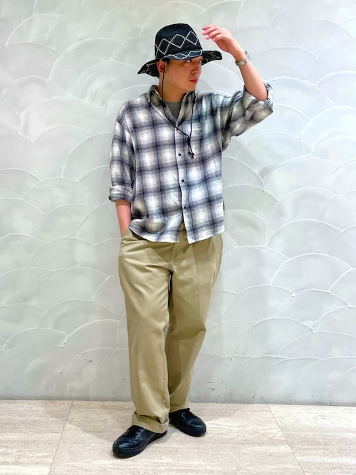 OVERRIDE  PAPER CROCHET ZIG-ZAG HAT / オーバーライド