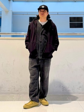 「OVERRIDE（オーバーライド）のアイテム」を使った、ひろあきさん（メンズ・168cm）の春コーディネート