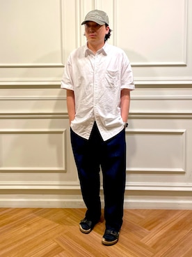 「arth（アース）のアイテム（キャップ）」を使った、ひろあきさん（メンズ・168cm）の夏コーディネート