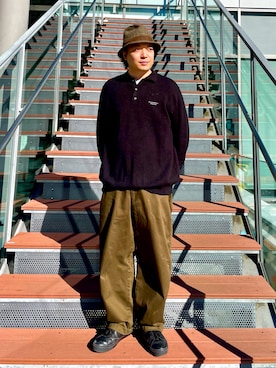 「arth（アース）のアイテム」を使った、ひろあきさん（メンズ・168cm）の冬コーディネート