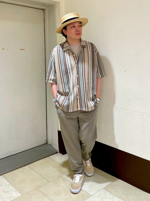 OVERRIDE  STRAW BRAID BOATER / オーバーライド